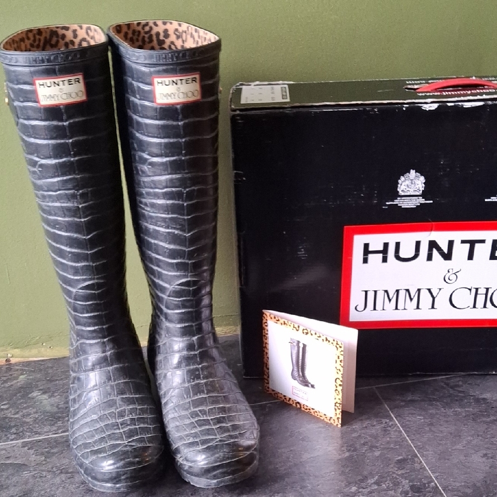 Hunter Jimmy Choo Rubber Boots